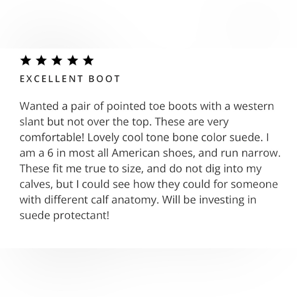 Matisse Ecru Suede Caty Boots  Women’s 8.5 Cowboy Boots Western Cream NIB - Picture 5 of 14